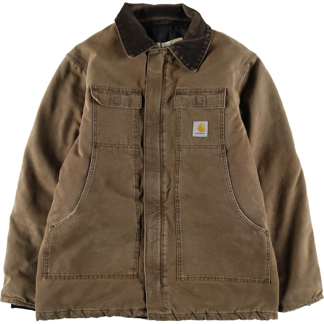 80s-90'S Carhartt Traditional Coat Duck Work Jacket Men's XL Vintage /evb009273