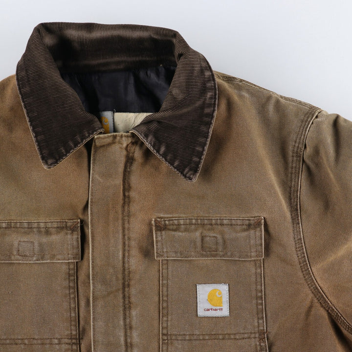 80s-90'S Carhartt Traditional Coat Duck Work Jacket Men's XL Vintage /evb009273