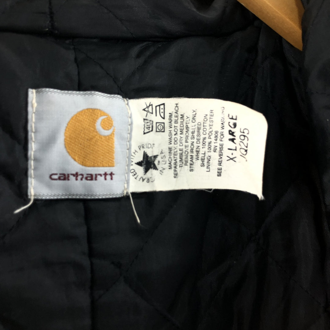 80s~90'S Carhartt Active Jacket Duck Full Zip Parka Made in USA Men's XL Vintage /evb009283