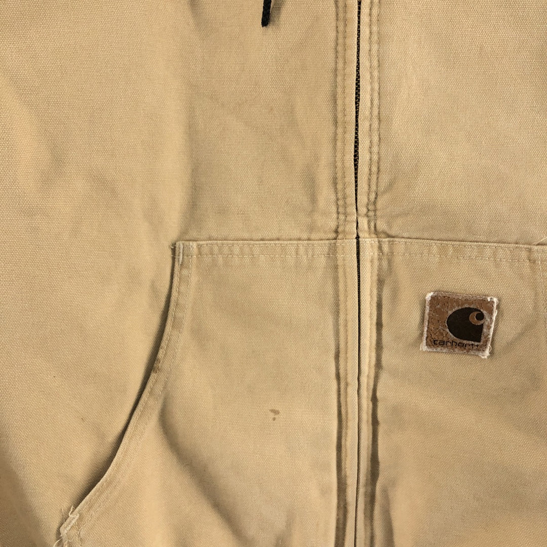 80s~90'S Carhartt Active Jacket Duck Full Zip Parka Made in USA Men's XL Vintage /evb009283