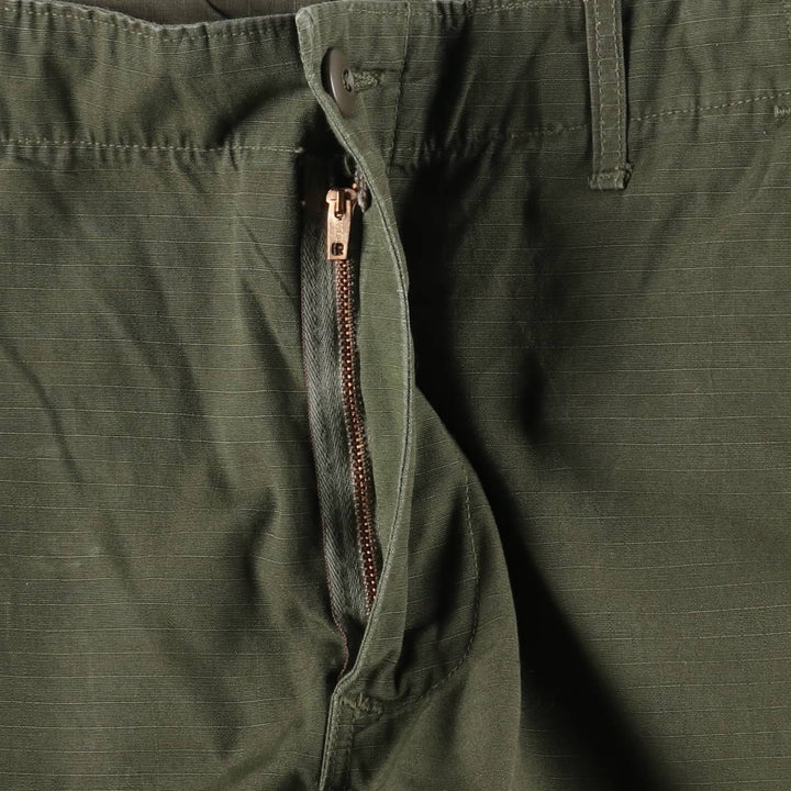 60'S US military genuine jungle fatigue pants 5th military cargo pants made in USA men's w34 equivalent vintage /evb009288