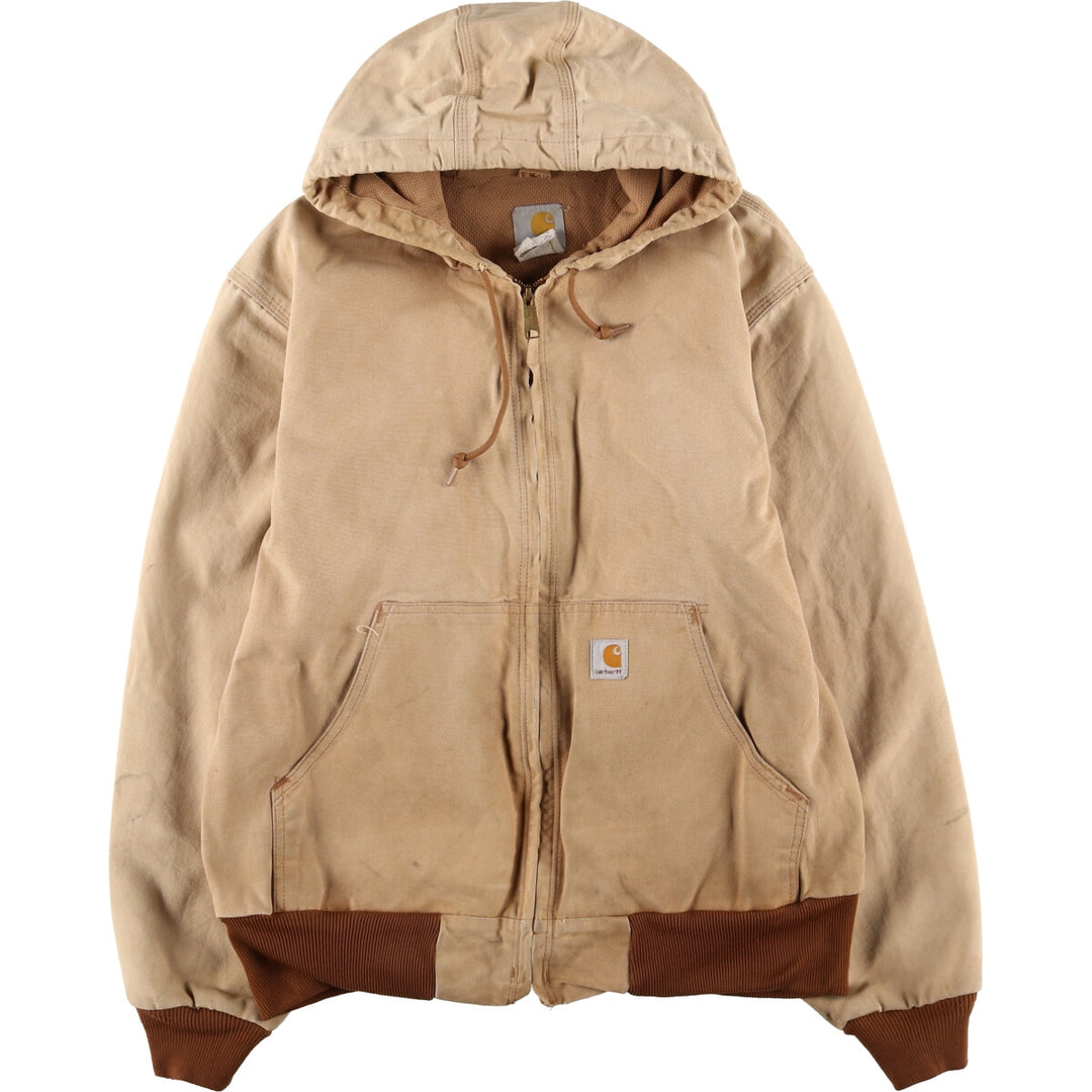 Carhartt Active Jacket Duck Full Zip Parka Made in USA Men's XL /evb009302