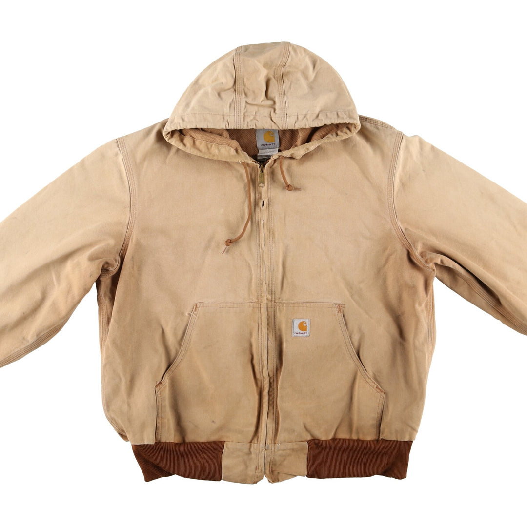 Carhartt Active Jacket Duck Full Zip Parka Made in USA Men's XL /evb009302