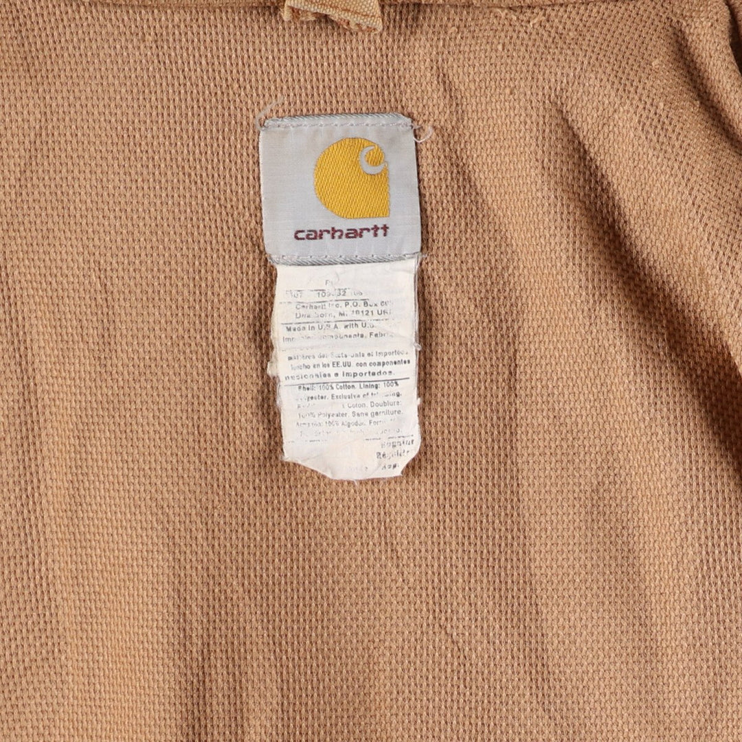 Carhartt Active Jacket Duck Full Zip Parka Made in USA Men's XL /evb009302