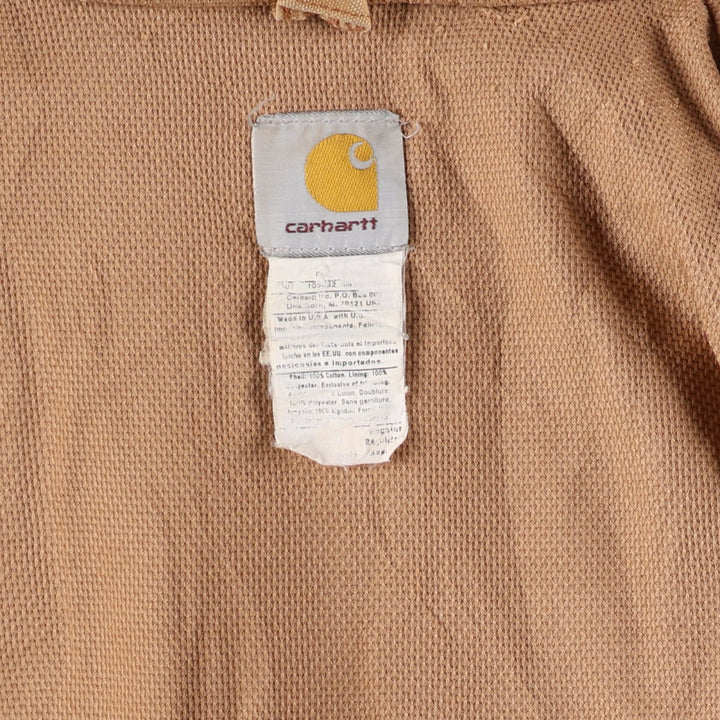 Carhartt Active Jacket Duck Full Zip Parka Made in USA Men's XL /evb009302