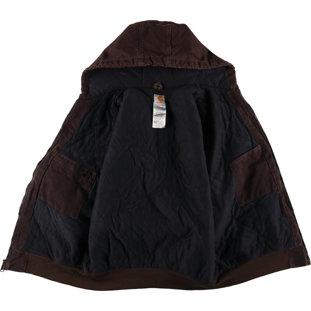 Carhartt FOR WOMEN Active Jacket Duck Full Zip Parka Women's XL cotton brown type Vintage Second Hand