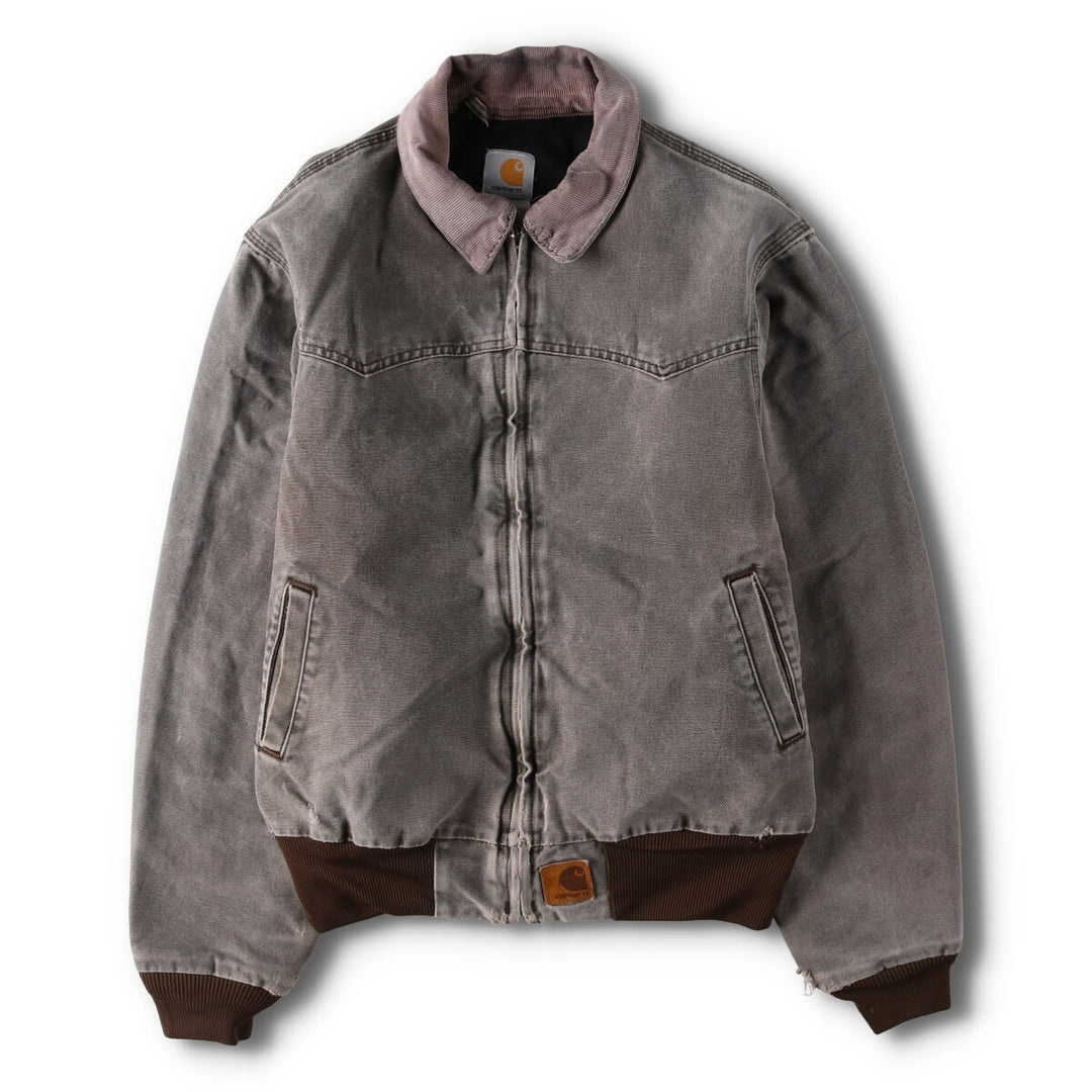 00'S Carhartt Santa Fe Jacket Duck Work Blouson Men's L size /evb009315