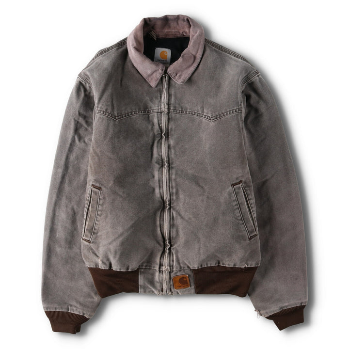 00'S Carhartt Santa Fe Jacket Duck Work Blouson Men's L size /evb009315