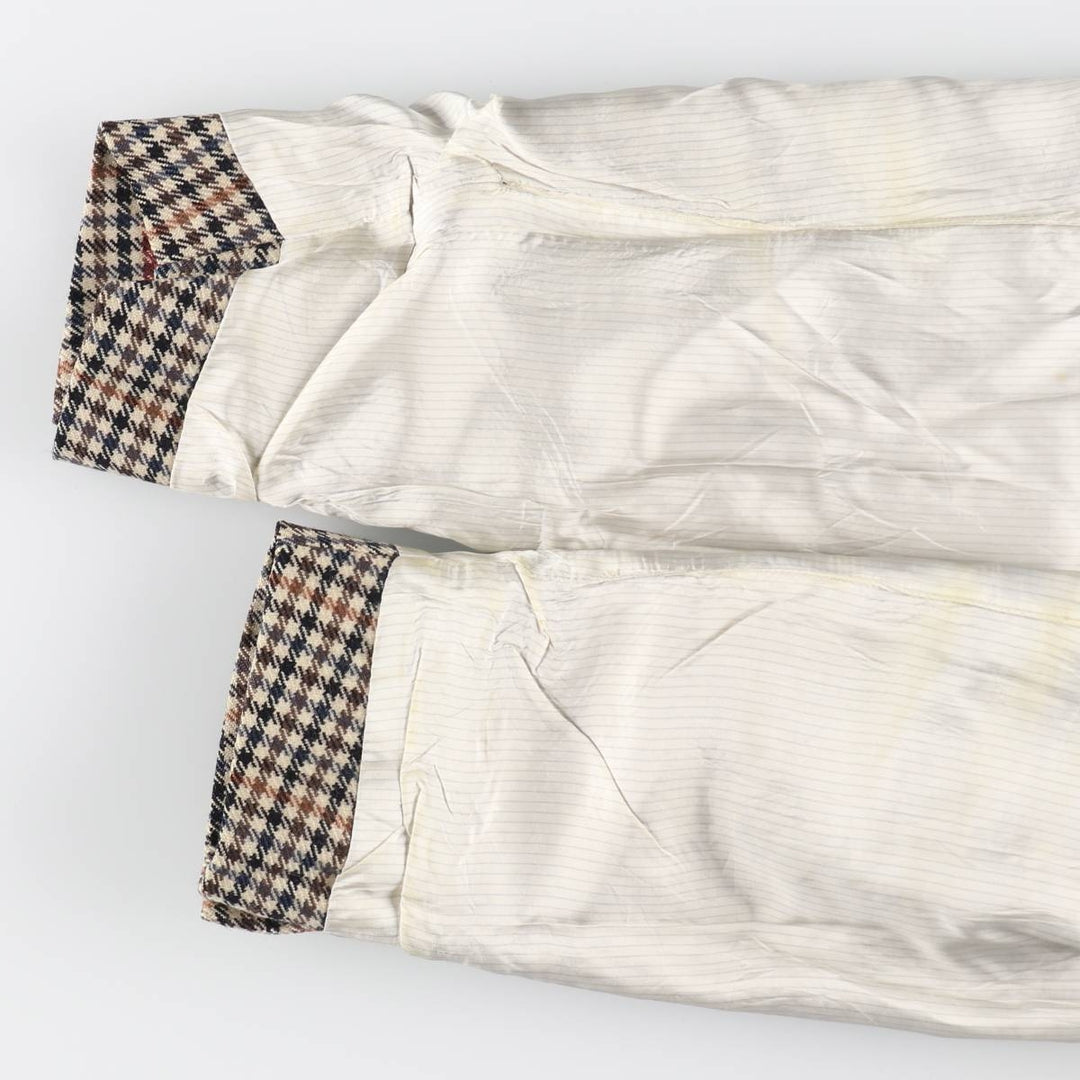 Burberry's Check Pattern Wool Tailored Jacket Made in West Germany Men's XL /evb009324