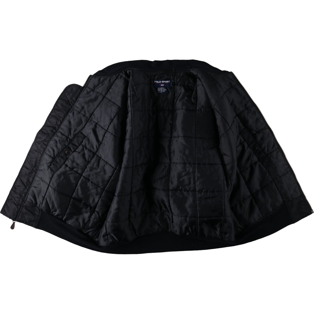 90'S Ralph Lauren POLO SPORT MA-1 type military flight jacket, men's XL equivalent, vintage /evb009361