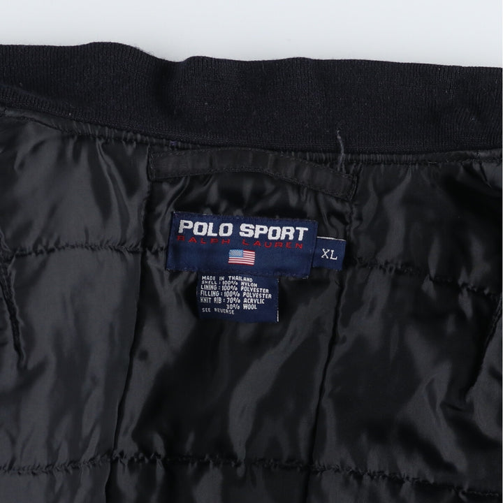 90'S Ralph Lauren POLO SPORT MA-1 type military flight jacket, men's XL equivalent, vintage /evb009361