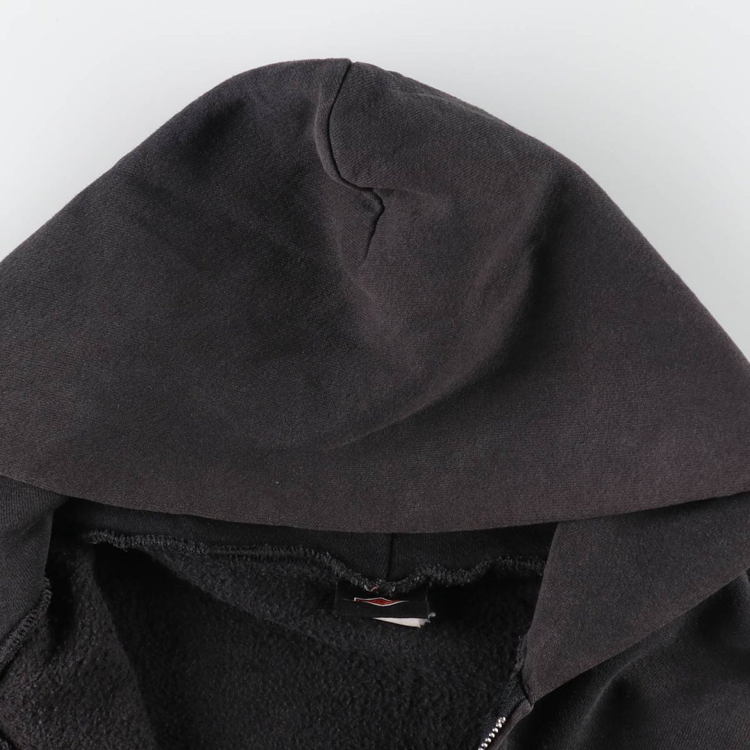 00'S Harley-Davidson Fire Pattern Sweat Full Zip Hoodie Men's XL /evb009369