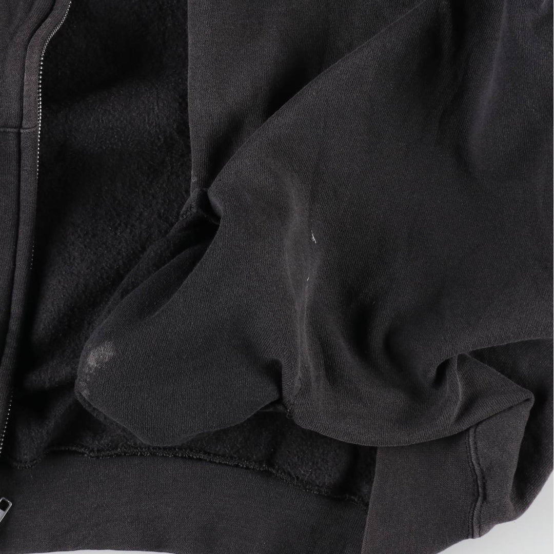 00'S Harley-Davidson Fire Pattern Sweat Full Zip Hoodie Men's XL /evb009369