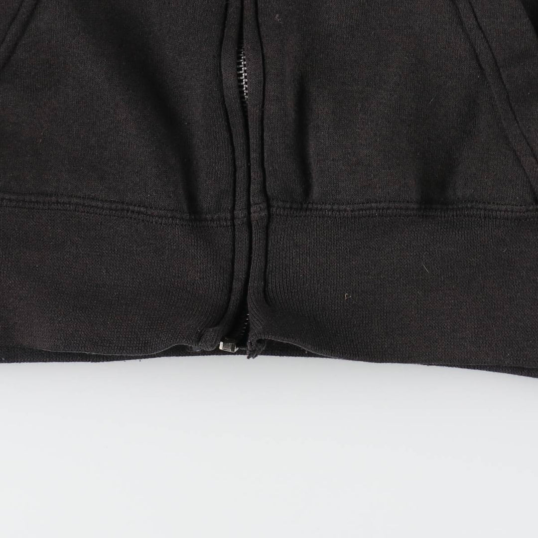 Big size 90'S Harley Davidson fire pattern sweat full zip hoodie made in USA men's XXXL equivalent /evb009370