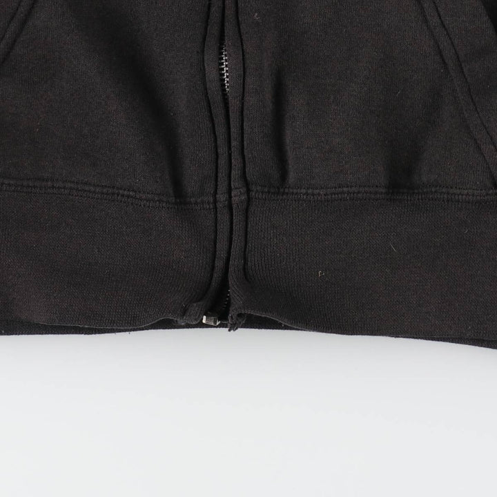 Big size 90'S Harley Davidson fire pattern sweat full zip hoodie made in USA men's XXXL equivalent /evb009370