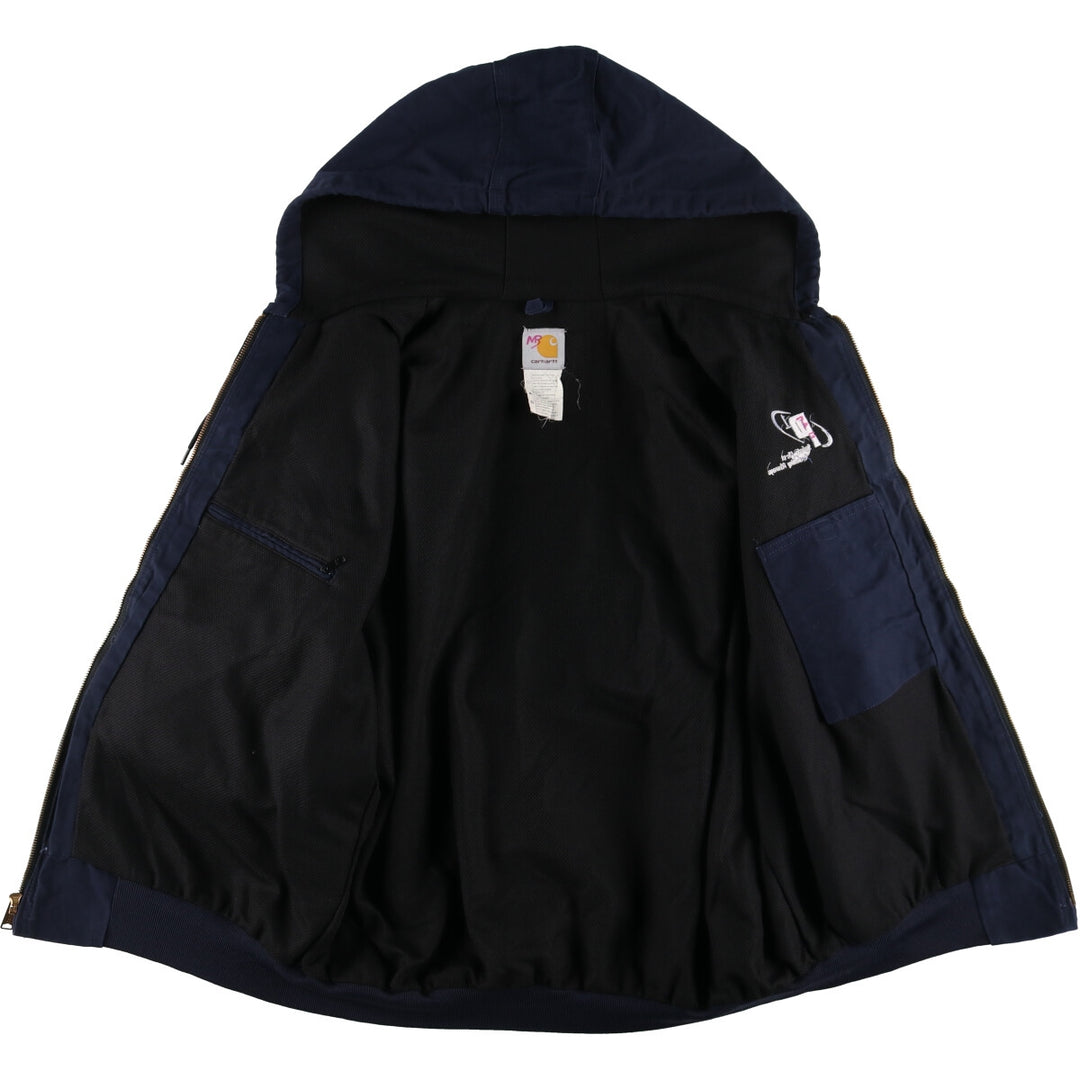 Carhartt Active Jacket Duck Full Zip Hoodie Men's XXL /evb009388