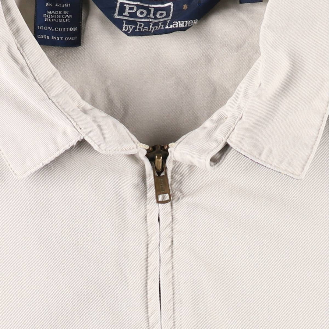 Ralph Lauren POLO by Ralph Lauren Swing Top Sports Jacket Men's L size cotton white type Vintage Second Hand