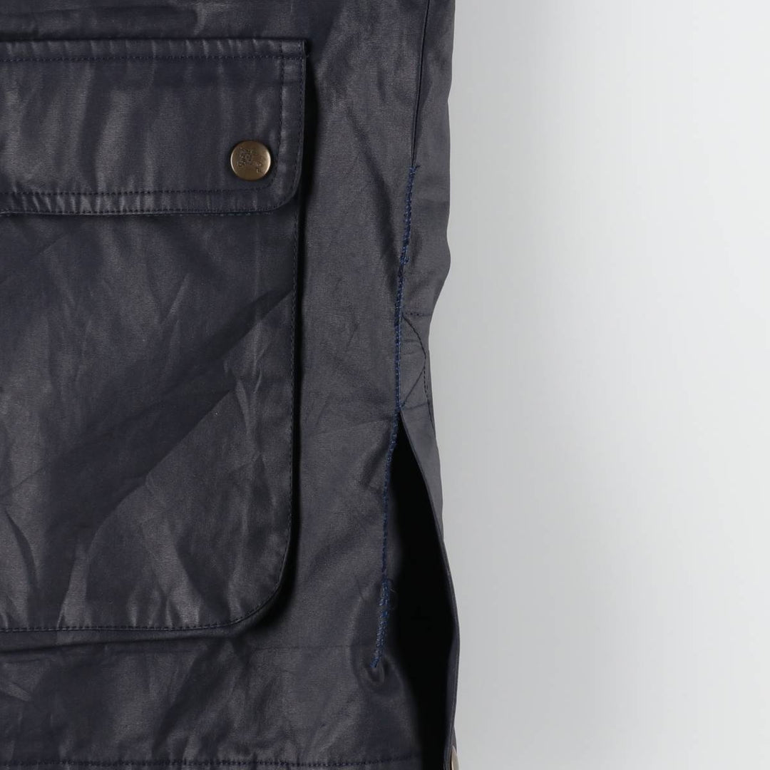 Burberry Men's XL Windbreaker with Check Pattern Liner cotton black type Vintage Second Hand