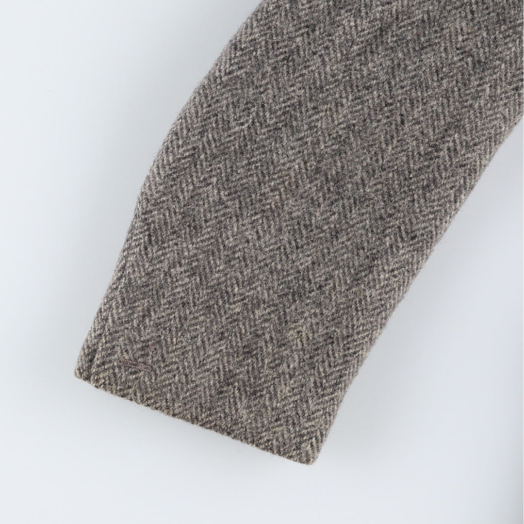 Dunn and Co. Harris Tweed Herringbone Wool Tailored Jacket Men's L size /evb009450