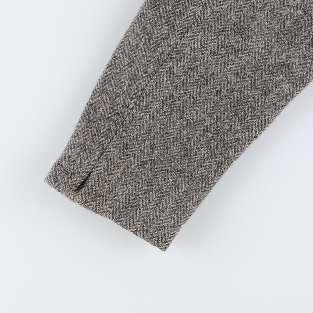 Dunn and Co. Harris Tweed Herringbone Wool Tailored Jacket Men's L size /evb009450