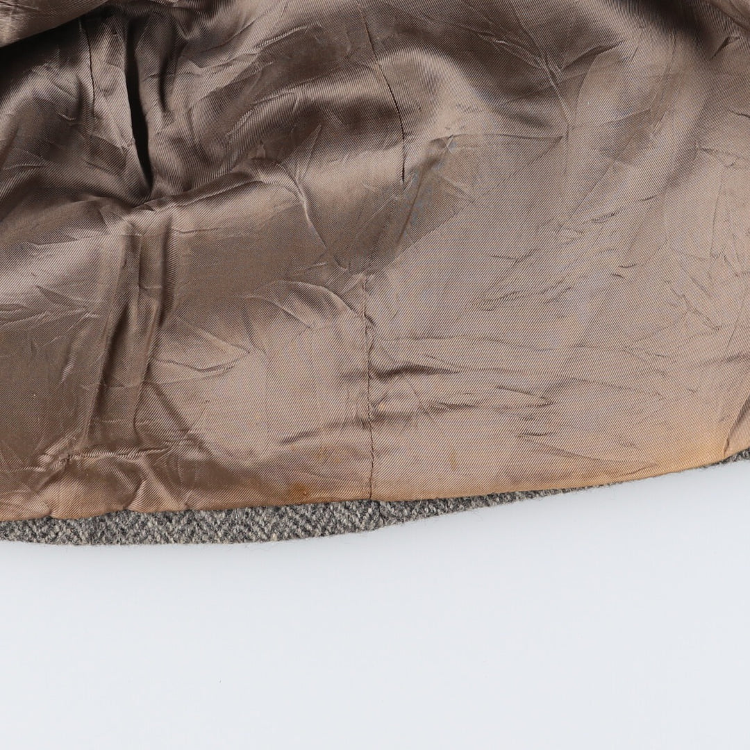 Dunn and Co. Harris Tweed Herringbone Wool Tailored Jacket Men's L size /evb009450