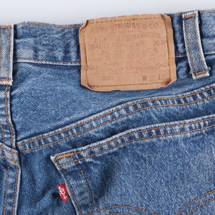 80s~90'S Levi's 501-0190 Straight Denim Pants Made in USA Men's W30 Vintage cotton blue type Vintage Second Hand