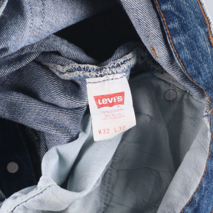 80s~90'S Levi's 501-0190 Straight Denim Pants Made in USA Men's W30 Vintage cotton blue type Vintage Second Hand