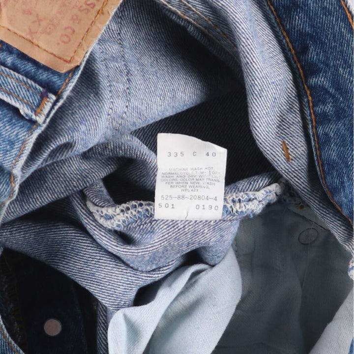 80s~90'S Levi's 501-0190 Straight Denim Pants Made in USA Men's W30 Vintage cotton blue type Vintage Second Hand
