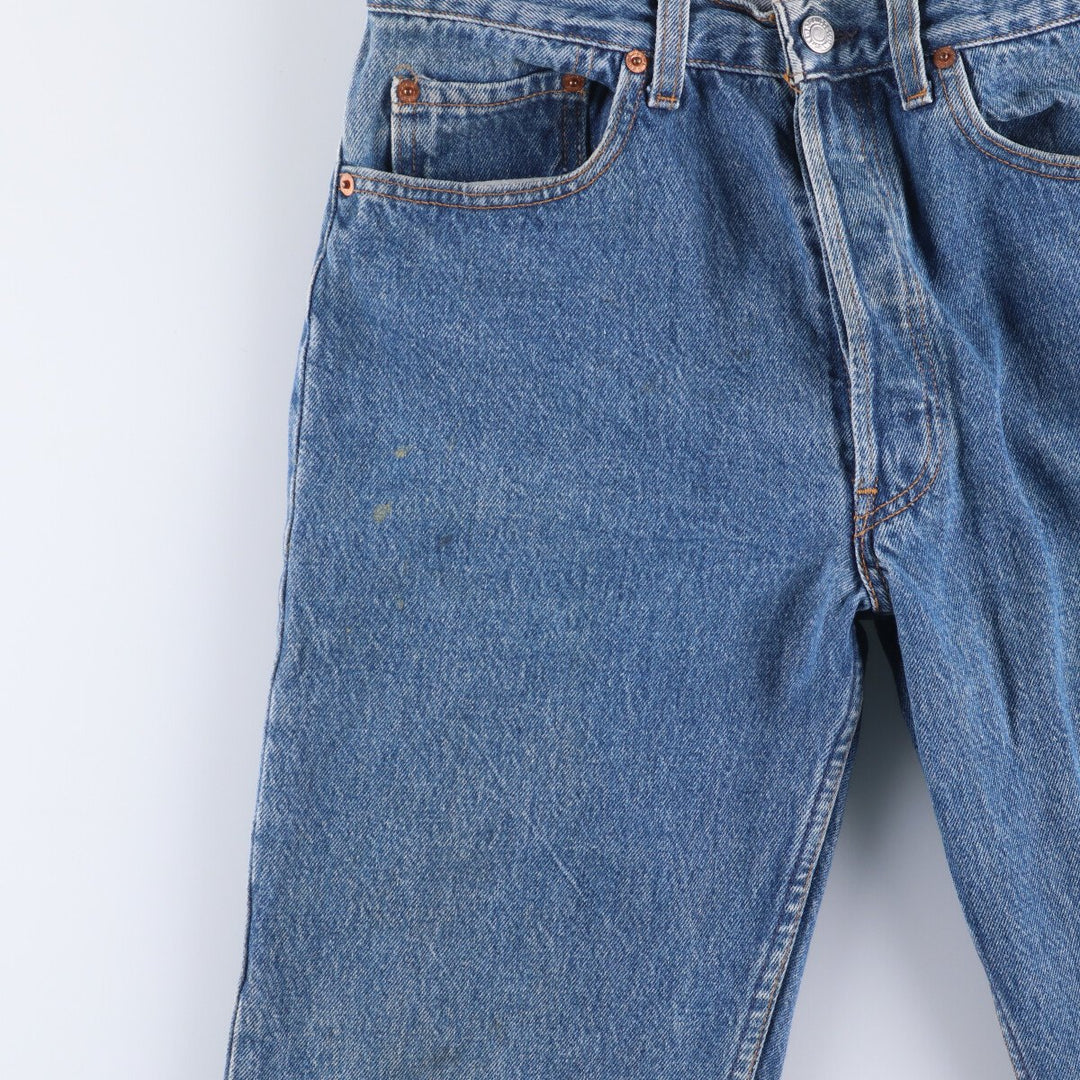 80s~90'S Levi's 501-0190 Straight Denim Pants Made in USA Men's W30 Vintage cotton blue type Vintage Second Hand