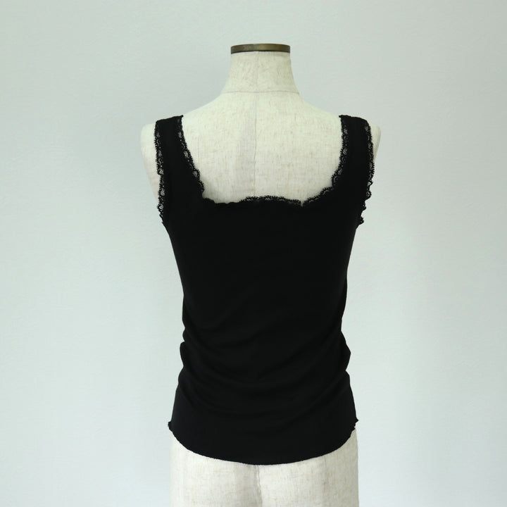 80'S Harley Davidson 3D EMBLEM Skull Pattern Cropped Tank Top Women's Size L Vintage polyester black type Vintage Second Hand