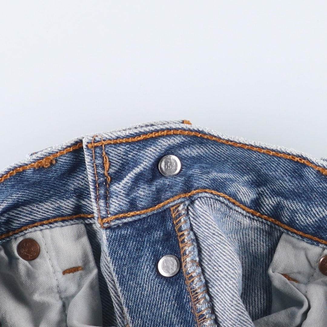 90'S Levi's 501-0193 Straight Denim Pants Made in USA Men's W32 Vintage cotton blue type Vintage Second Hand