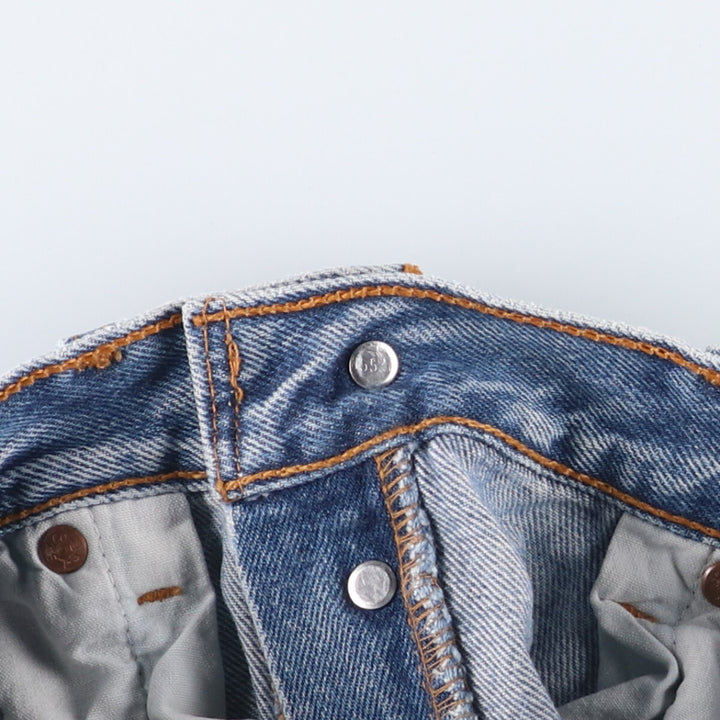 90'S Levi's 501-0193 Straight Denim Pants Made in USA Men's W32 Vintage cotton blue type Vintage Second Hand