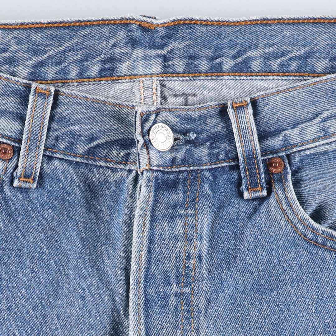 90'S Levi's 501-0193 Straight Denim Pants Made in USA Men's W32 Vintage cotton blue type Vintage Second Hand