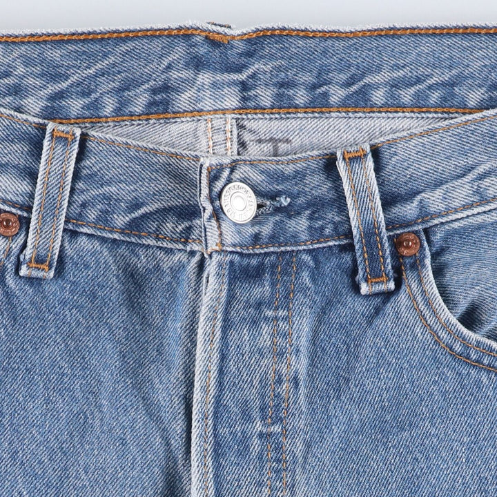90'S Levi's 501-0193 Straight Denim Pants Made in USA Men's W32 Vintage cotton blue type Vintage Second Hand