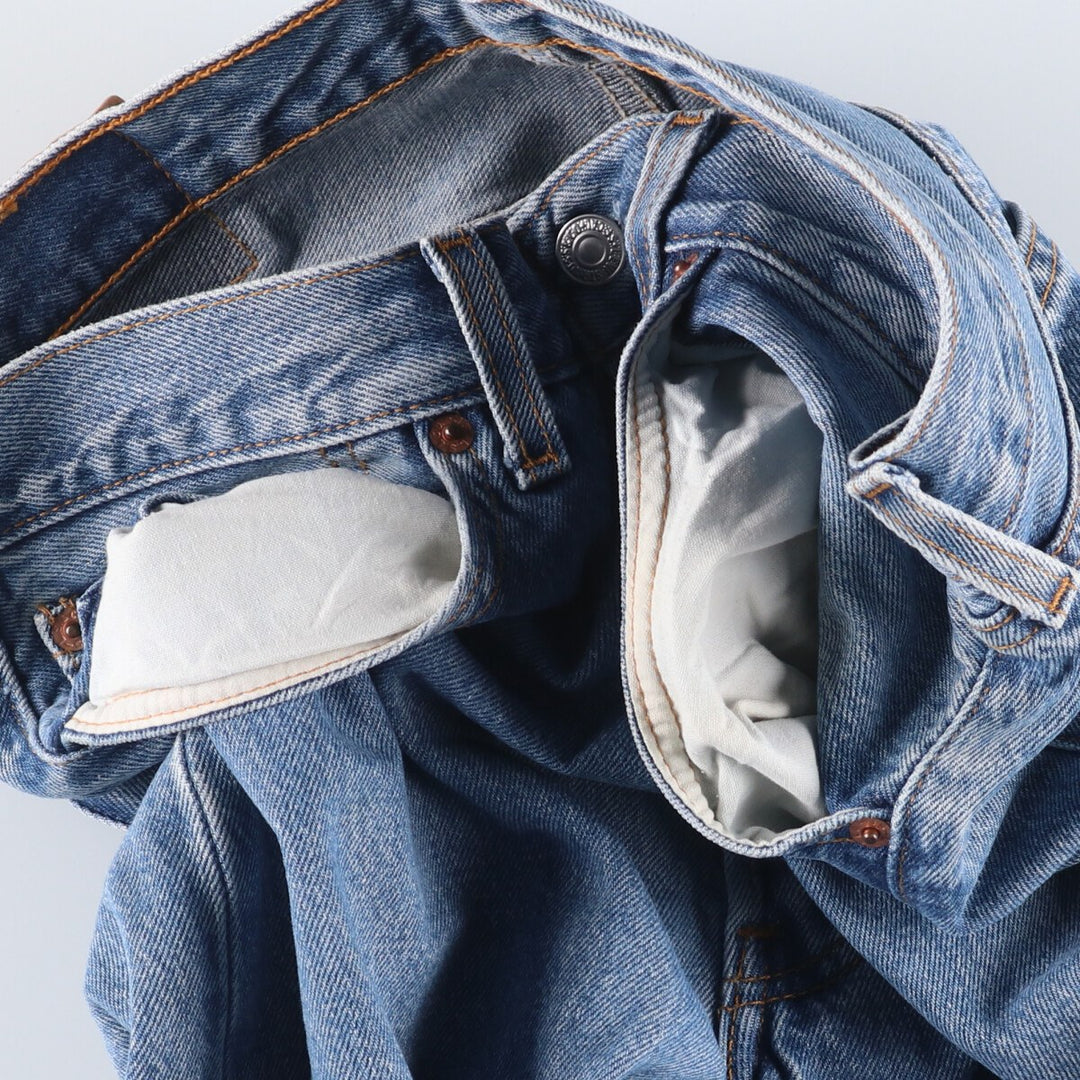 90'S Levi's 501-0193 Straight Denim Pants Made in USA Men's W32 Vintage cotton blue type Vintage Second Hand