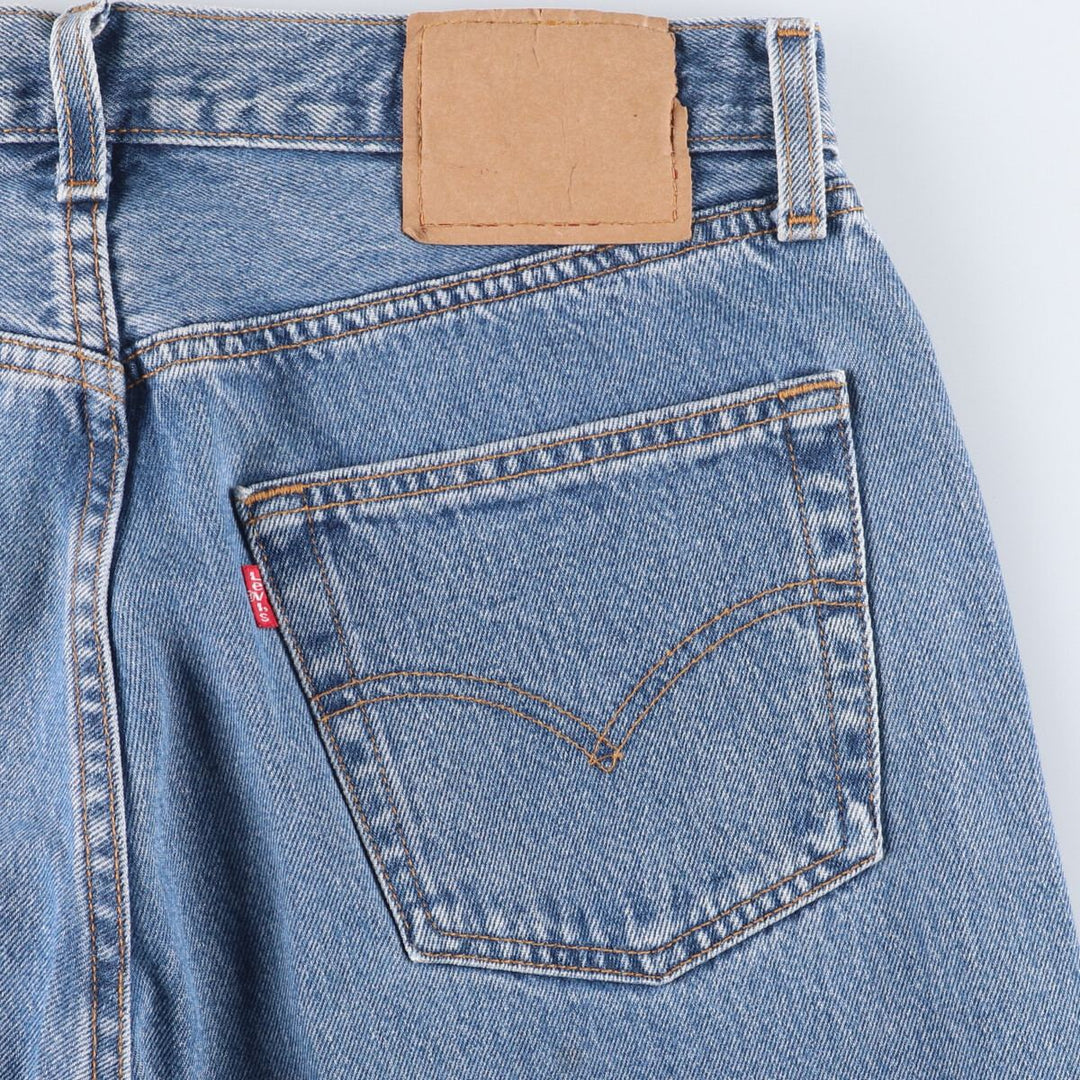 90'S Levi's 501-0193 Straight Denim Pants Made in USA Men's W32 Vintage cotton blue type Vintage Second Hand