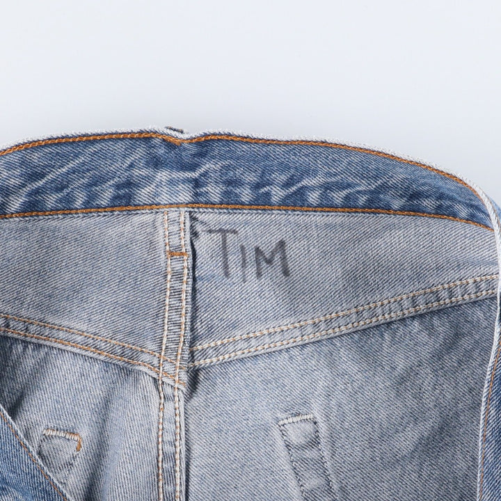 90'S Levi's 501-0193 Straight Denim Pants Made in USA Men's W32 Vintage cotton blue type Vintage Second Hand