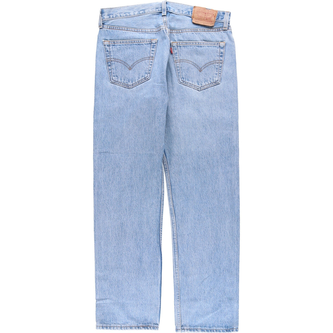 90'S Levi's 501-0193 Straight Denim Pants Made in USA Men's W32 Vintage cotton blue type Vintage Second Hand