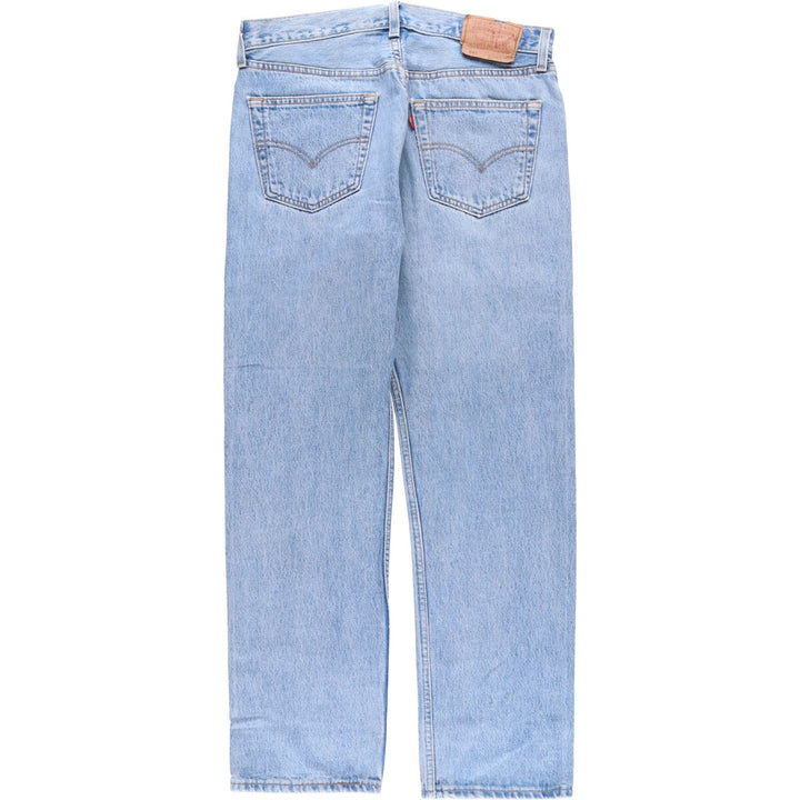 90'S Levi's 501-0193 Straight Denim Pants Made in USA Men's W32 Vintage cotton blue type Vintage Second Hand