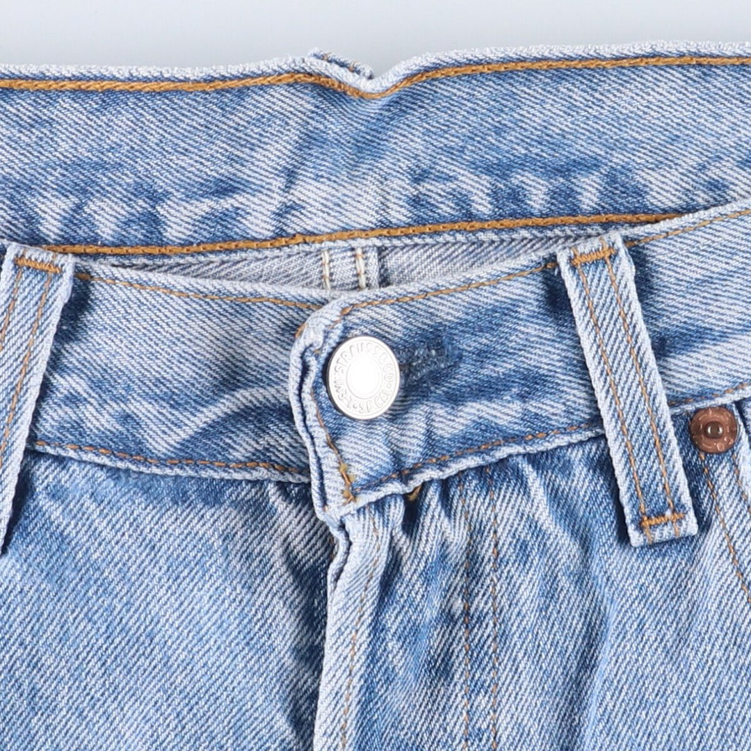 90'S Levi's 501-0193 Straight Denim Pants Made in USA Men's W32 Vintage cotton blue type Vintage Second Hand