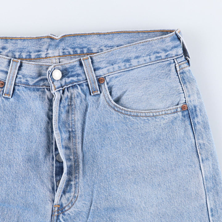 90'S Levi's 501-0193 Straight Denim Pants Made in USA Men's W32 Vintage cotton blue type Vintage Second Hand