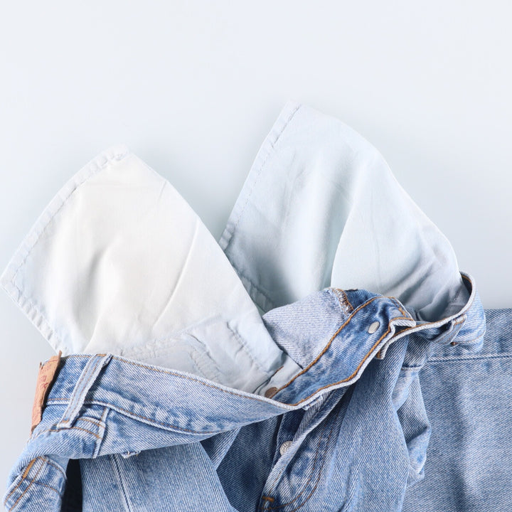 90'S Levi's 501-0193 Straight Denim Pants Made in USA Men's W32 Vintage cotton blue type Vintage Second Hand