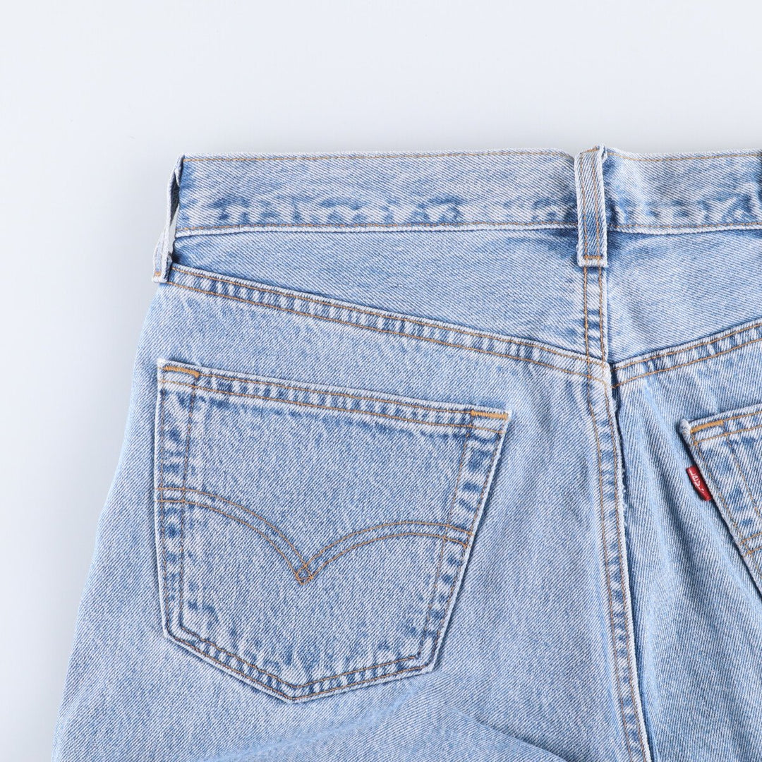90'S Levi's 501-0193 Straight Denim Pants Made in USA Men's W32 Vintage cotton blue type Vintage Second Hand