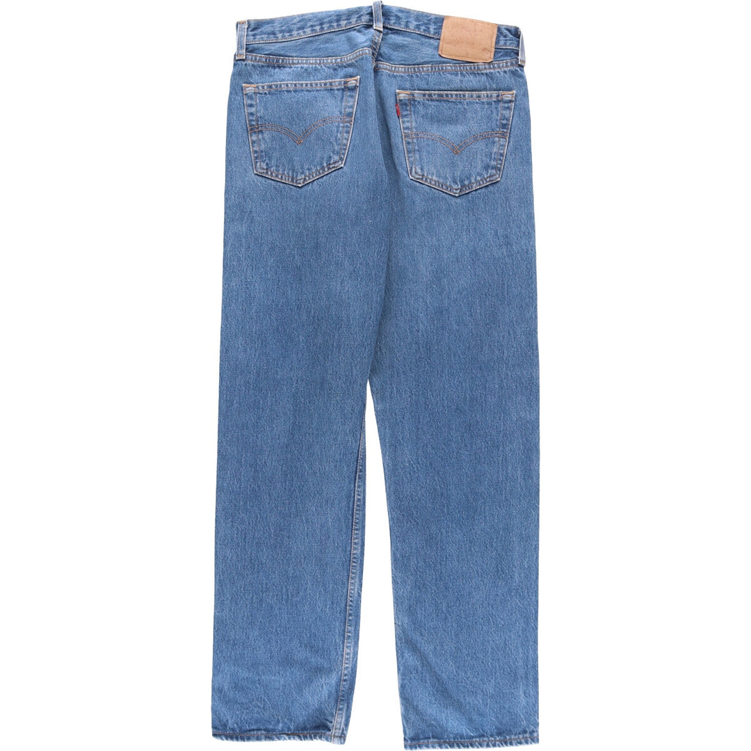90'S Levi's 501-0115 Straight Denim Pants Made in USA Men's W33 Vintage cotton blue type Vintage Second Hand