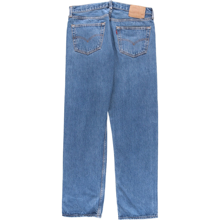 90'S Levi's 501-0115 Straight Denim Pants Made in USA Men's W33 Vintage cotton blue type Vintage Second Hand