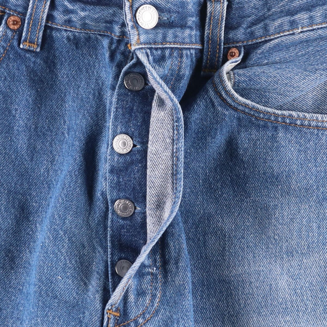 90'S Levi's 501-0115 Straight Denim Pants Made in USA Men's W33 Vintage cotton blue type Vintage Second Hand