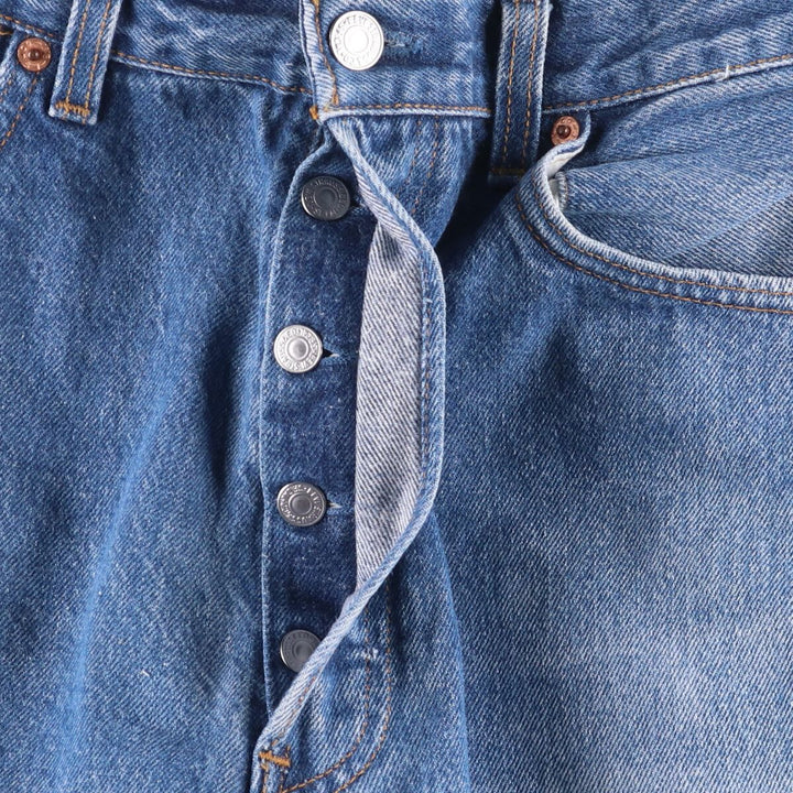 90'S Levi's 501-0115 Straight Denim Pants Made in USA Men's W33 Vintage cotton blue type Vintage Second Hand