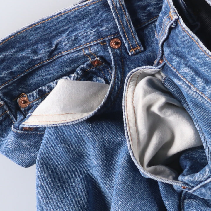 90'S Levi's 501-0115 Straight Denim Pants Made in USA Men's W33 Vintage cotton blue type Vintage Second Hand