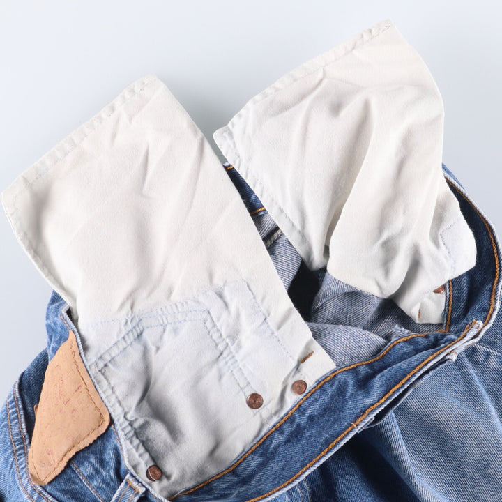 90'S Levi's 501-0115 Straight Denim Pants Made in USA Men's W33 Vintage cotton blue type Vintage Second Hand