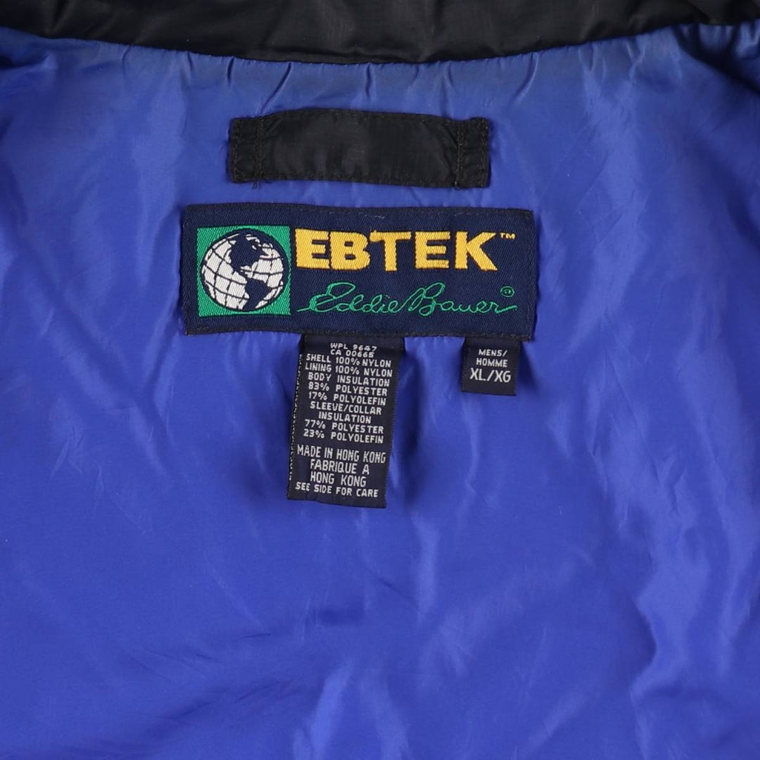 90'S Eddie Bauer EBTEK padded puffer jacket, men's XL equivalent, vintage /evb009508
